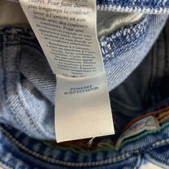 Faherty Jeans Women Size 25 Blue Indigo Dyed Straight Leg Denim Streetwear Ankle - Picture 10 of 13